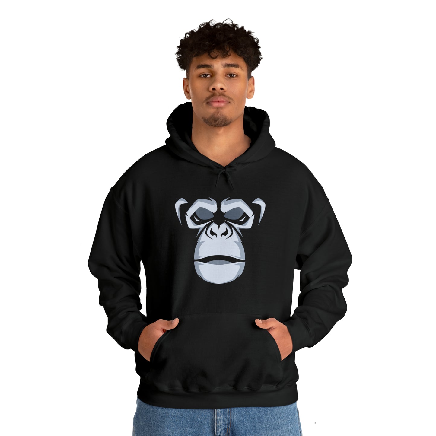 Riff Raff Wear Gorilla Face Unisex Heavy Blend™ Hooded Sweatshirt