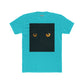 Mystical Cat Eyes Unisex Cotton Crew Tee - Perfect for Cat Lovers - Riff Raff Wear
