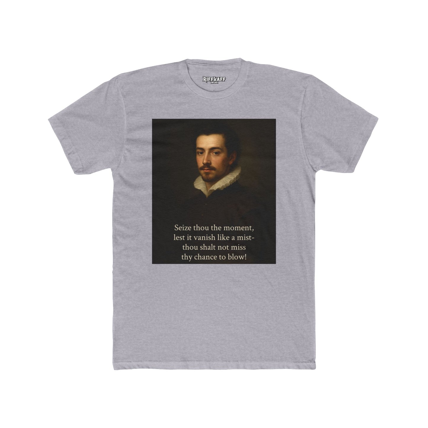 Inspirational Quote Tee, Vintage Aesthetic T-Shirt, Motivational Cotton Crew, Art Lover Gift - Riff Raff Wear