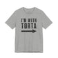 I’m With Torta Arrow Tee - Funny Family/Partner Mexican Food Shirt - Riff Rsff Wear