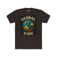 Global Vibe Unisex Cotton Crew Tee - Positive Earth Design for Eco Lovers - Riff Raff Wear