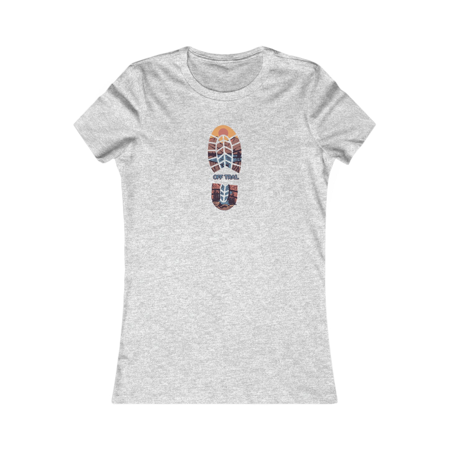 Off Trail Boot Print Women's Favorite Tee