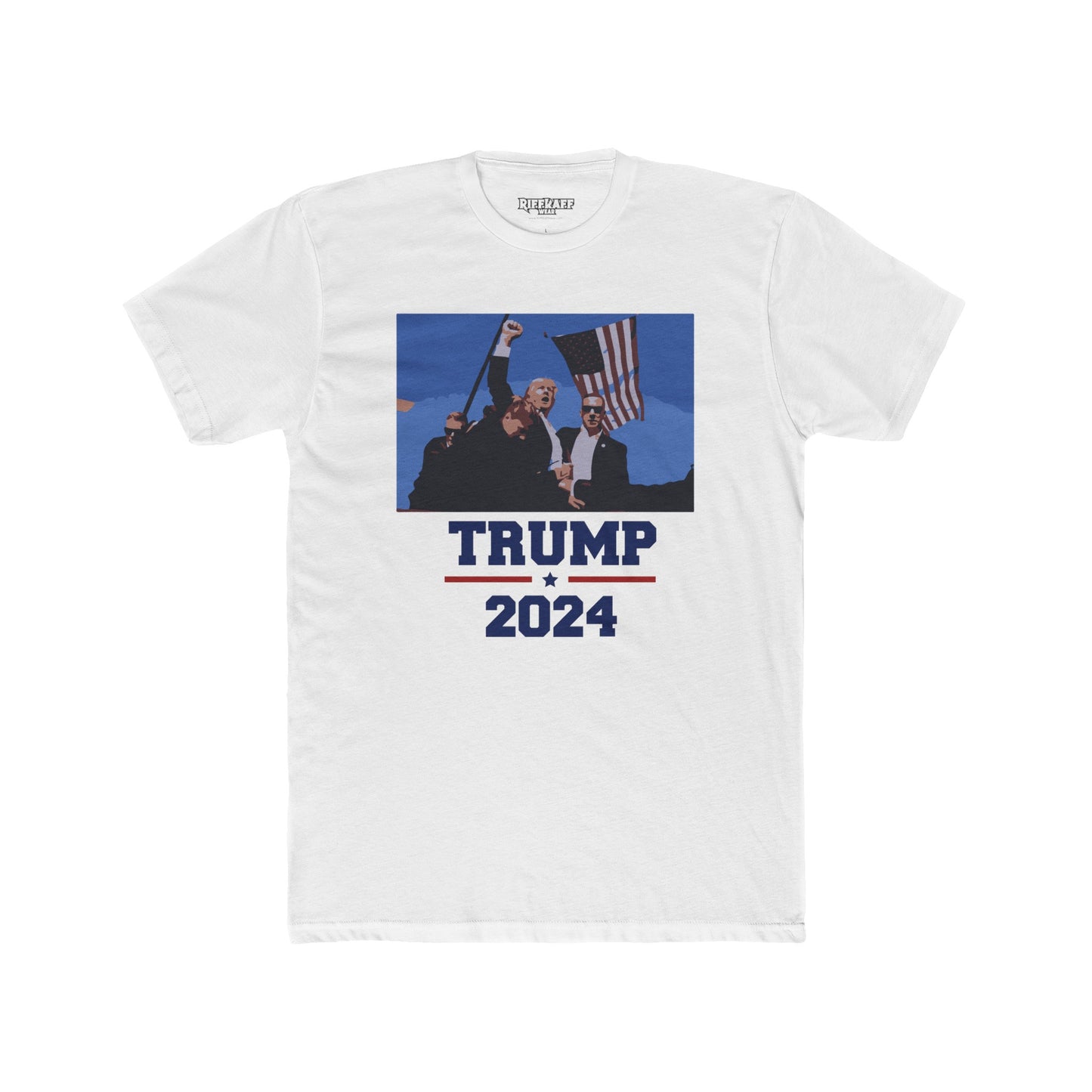 Riff Raff Wear Trump Survives 2024 Unisex Cotton Crew Tee