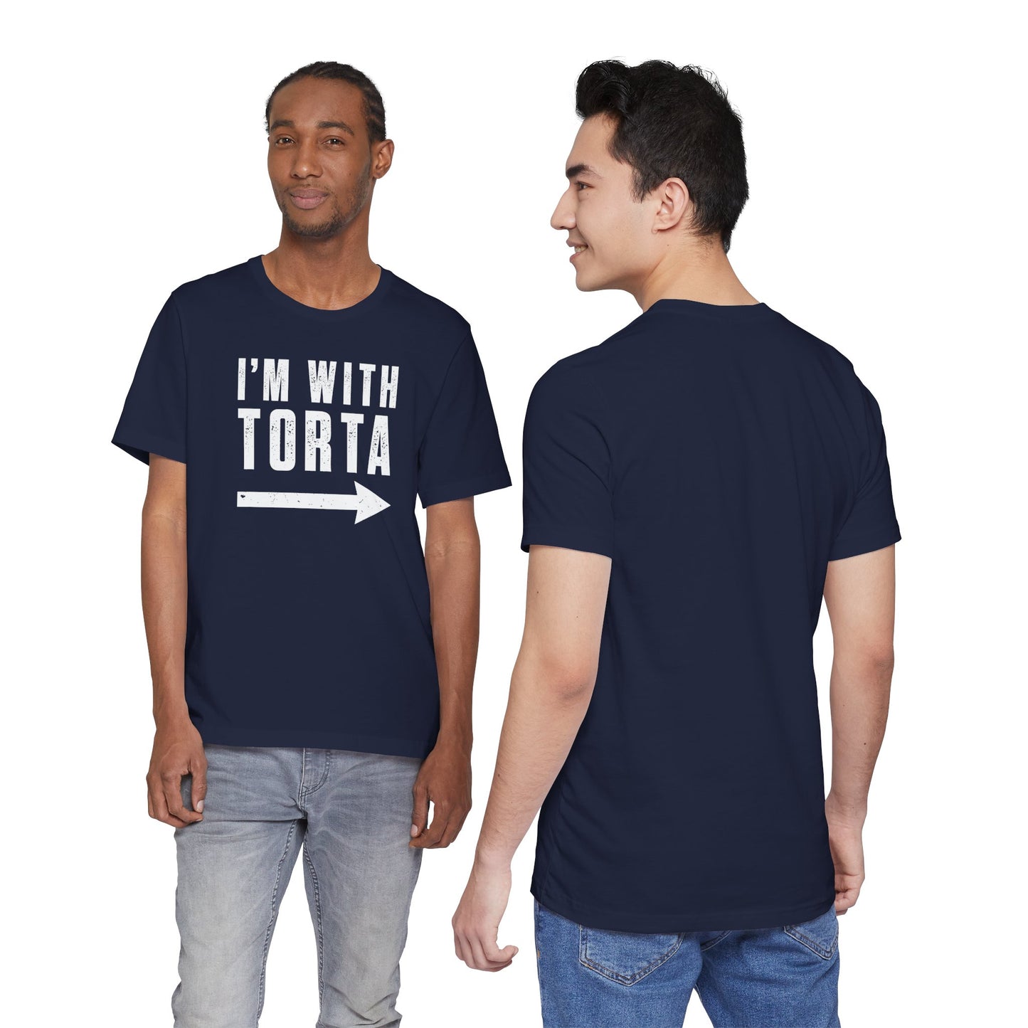 I’m With Torta Arrow Tee - Funny Family/Partner Mexican Food Shirt - Riff Rsff Wear