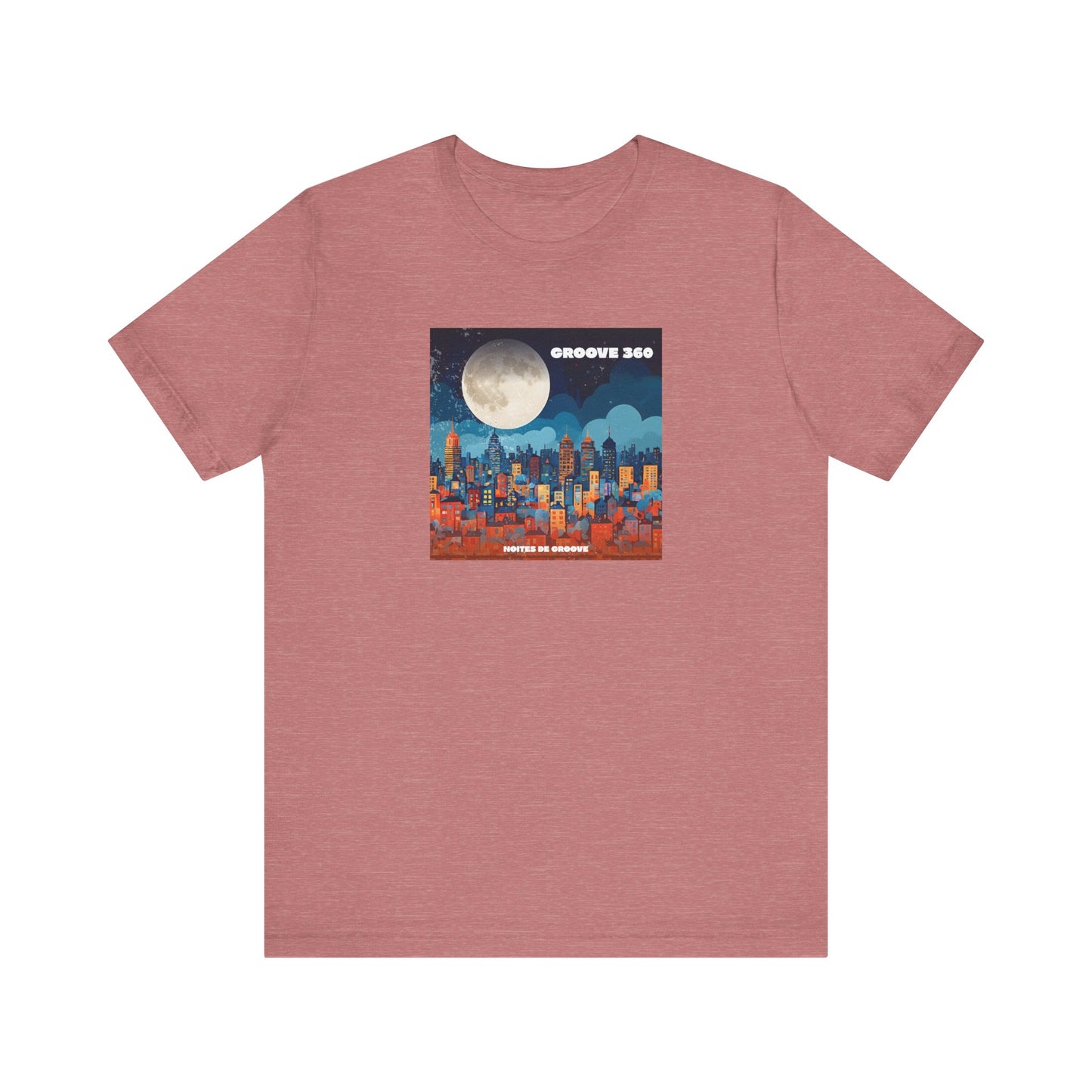 Groove 360 - Noites De Groove - Unisex Jersey Short Sleeve Tee