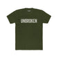 Unisex Cotton Crew Tee - UNBROKEN Inspirational Shirt - Riff Raff Wear Fitness