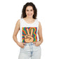 Unisex Peace Sign Tank Top - Vibrant Garment-Dyed Casual Wear - Riff Raff Wear