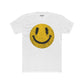 Retro Smiley Face Unisex Cotton Crew Tee - Joyful Vibe T-Shirt - Riff Raff Wear