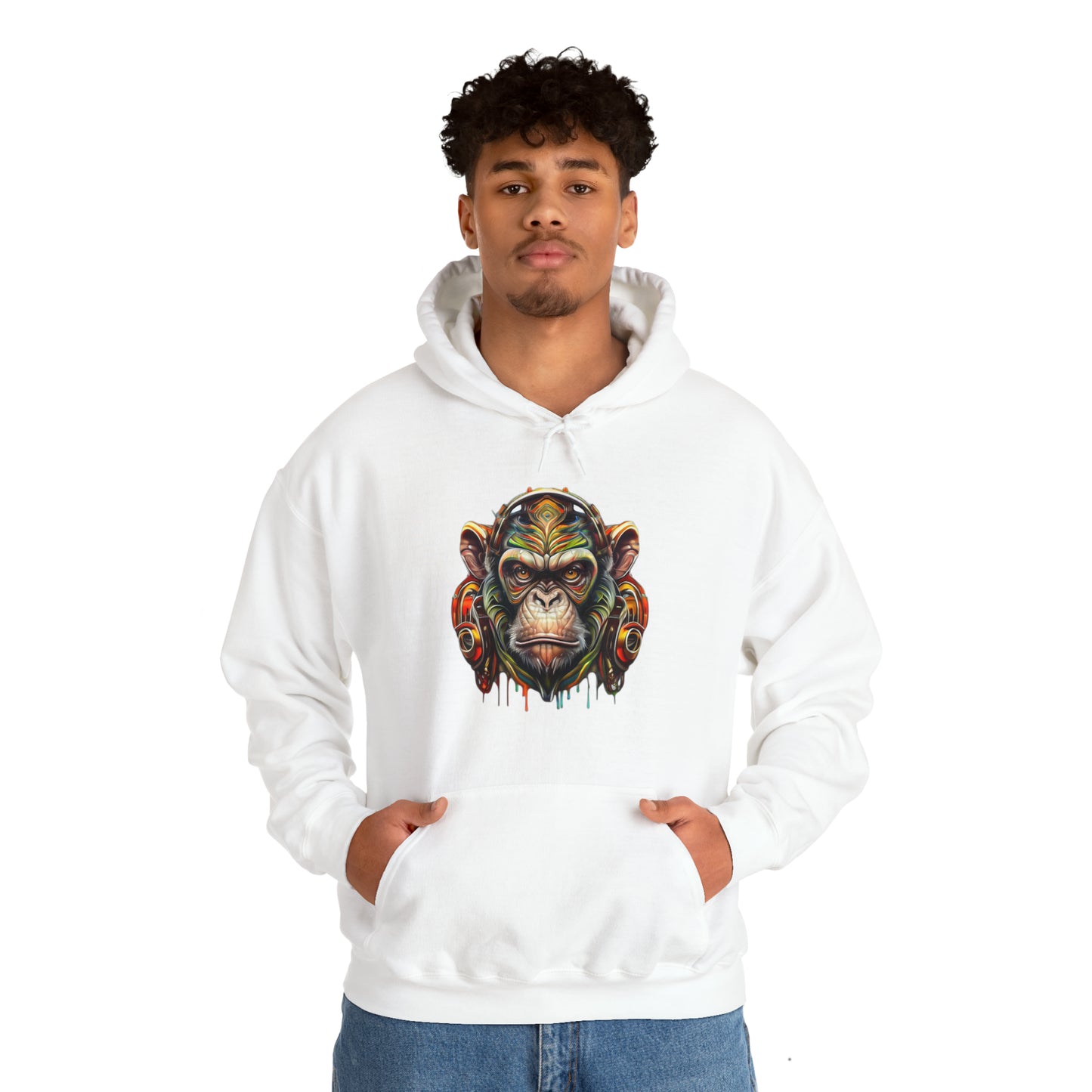 Riff Raff Wear DJ Ape Unisex Heavy Blend™ Hooded Sweatshirt