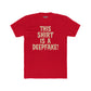Funny Unisex Cotton Crew Tee - 'This Shirt is a Deepfake!' - Riff Raff Wear