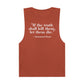 Unisex Quote Tank Top - "If the truth shall kill them, let them die" by Immanuel Kant - Riff Raff Wear