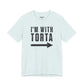 I’m With Torta Arrow Tee - Funny Family/Partner Mexican Food Shirt - Riff Rsff Wear