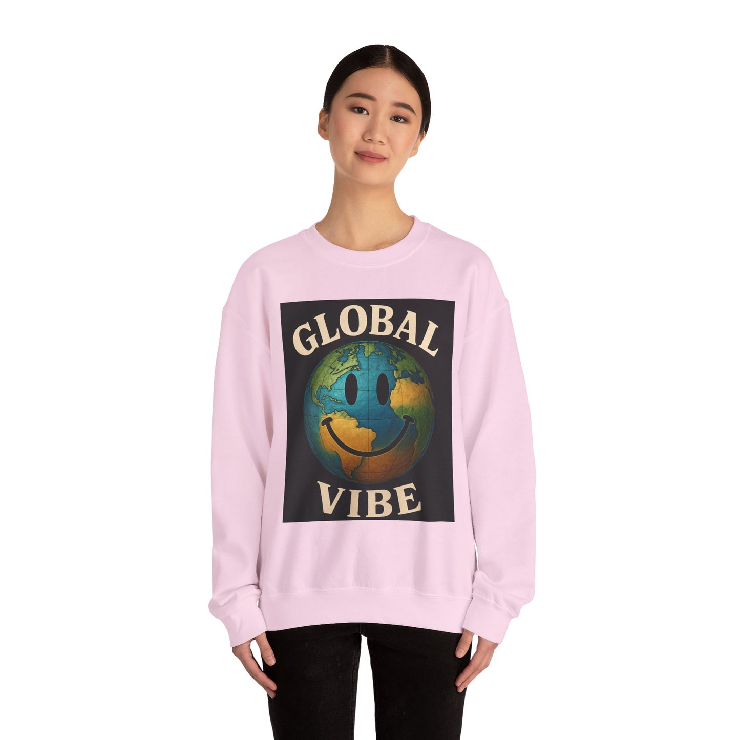 Global Vibe Crewneck Sweatshirt - Unisex Heavy Blend™ - Riff Raff Wear