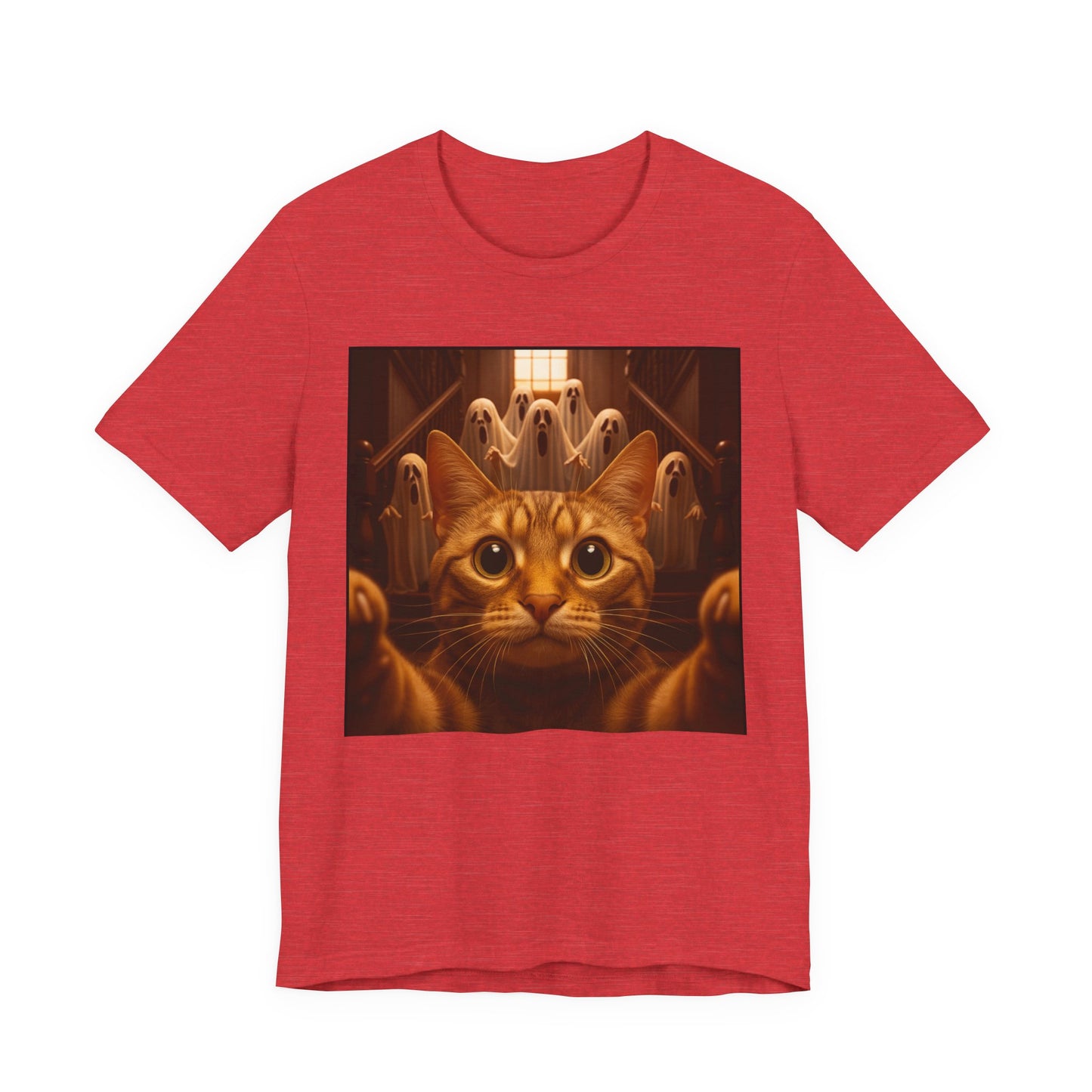 Cat Ghosts Tee Halloween Ready! - Riff Raff Wear