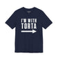 I’m With Torta Arrow Tee - Funny Family/Partner Mexican Food Shirt - Riff Rsff Wear