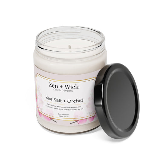 Riff Raff Wear Sea Salt And Orchid Scented Soy Candle, 9oz