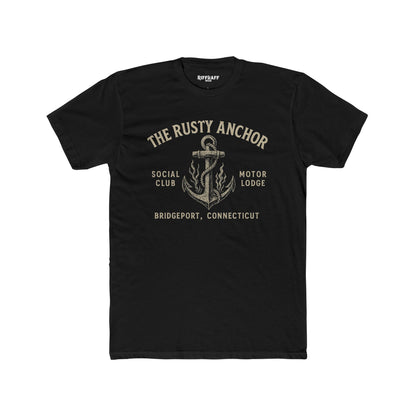 Rusty Anchor Unisex Cotton Crew Tee - Fun Nautical Humor Tee for Beach Lovers - Riff Raff Underground