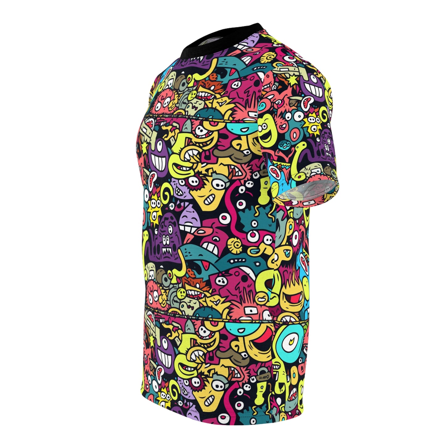 Riff Raff Wear Monster Doodles Unisex Cut & Sew Tee (AOP)