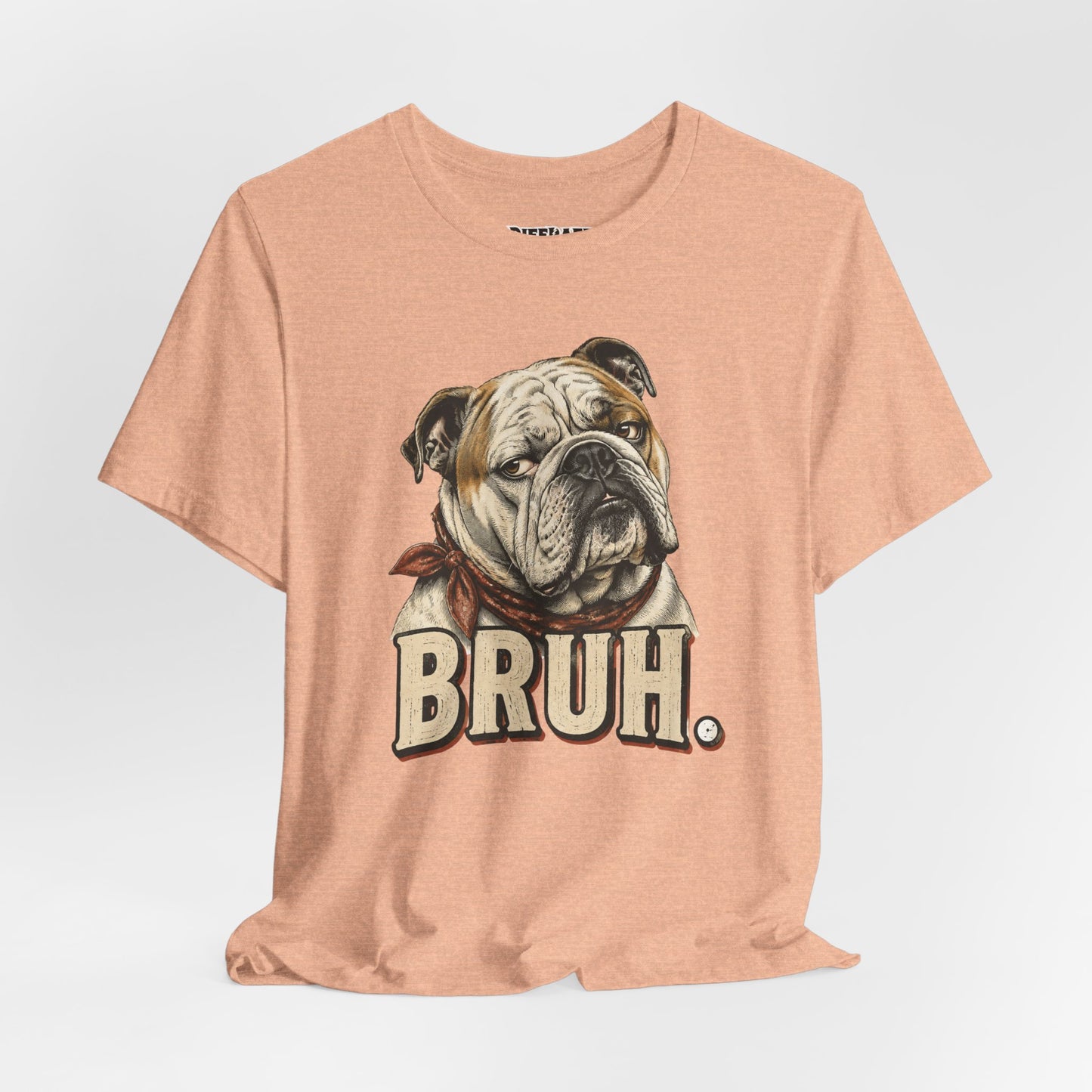 Bruh Bulldog T-Shirt Vintage English Bulldog Graphic Tee