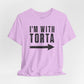 I’m With Torta Arrow Tee - Funny Family/Partner Mexican Food Shirt - Riff Rsff Wear