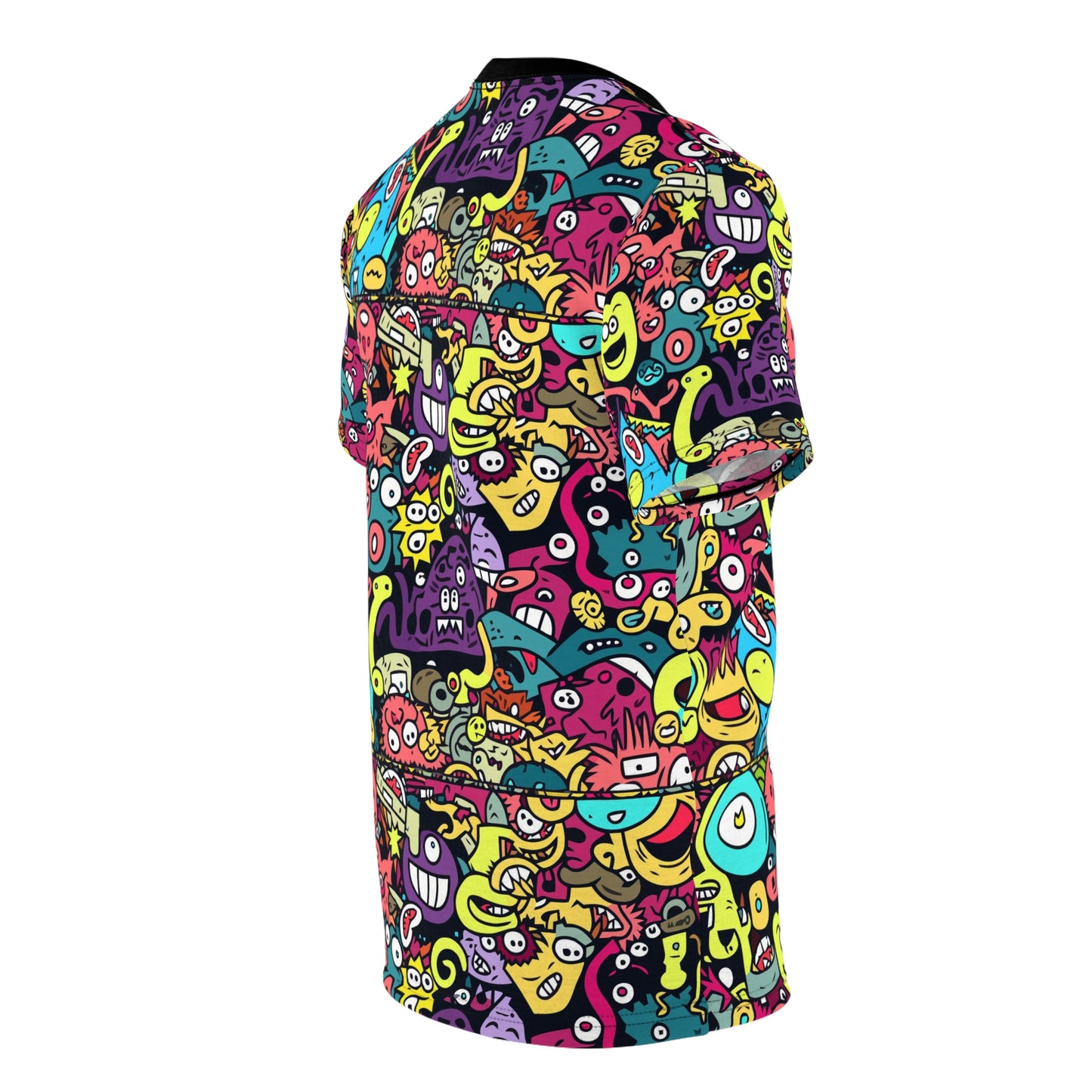 Riff Raff Wear Monster Doodles Unisex Cut & Sew Tee (AOP)