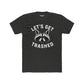 Let's Get Trashed Raccoon Cotton Crew Tee - Fun Unisex T-Shirt for Casual Outings - Riff Raff Wear
