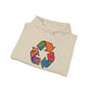 Eco-Friendly Unisex Hoodie with Colorful Recycle Design - Riff Raff Wear