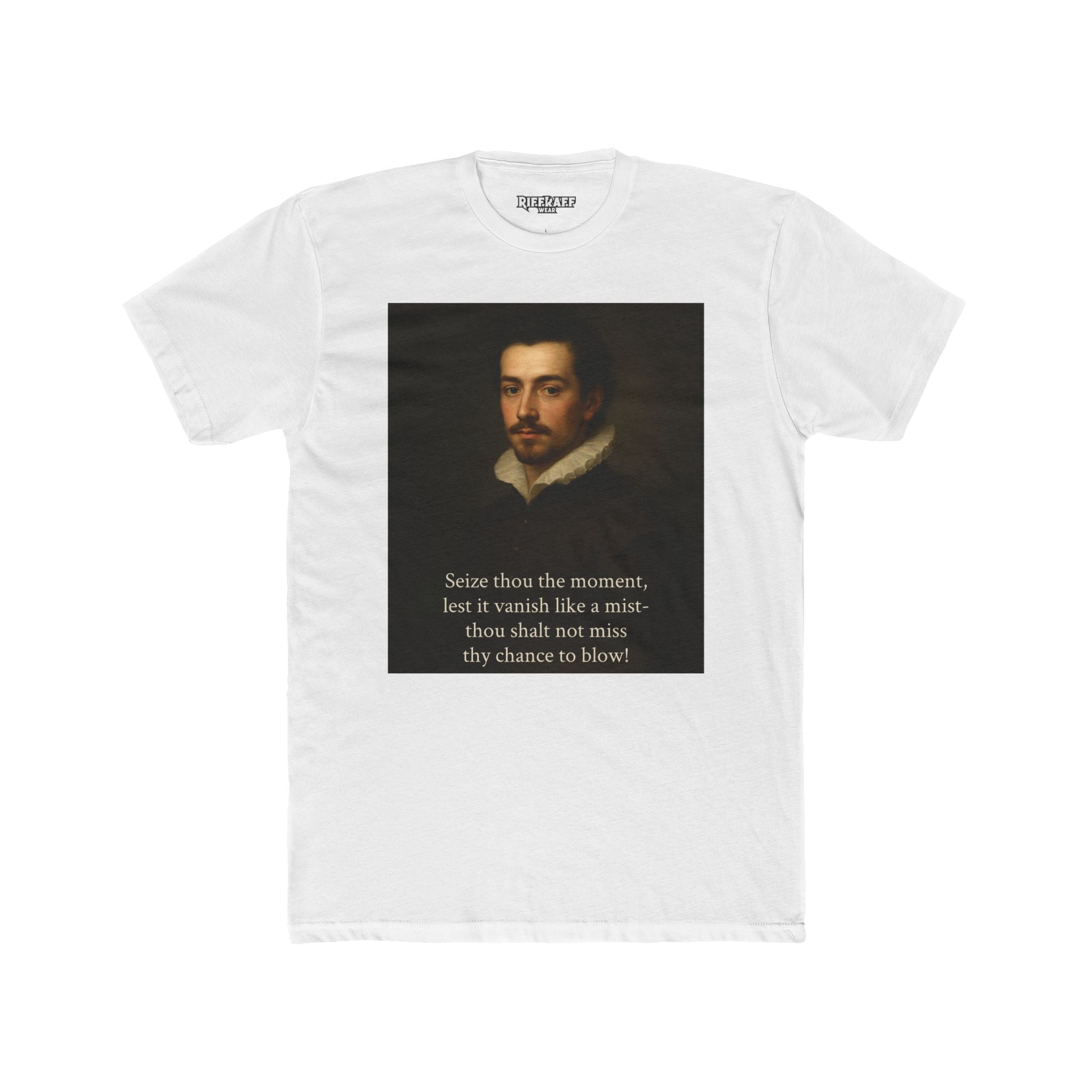 Inspirational Quote Tee, Vintage Aesthetic T-Shirt, Motivational Cotton Crew, Art Lover Gift - Riff Raff Wear