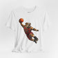 Bulldog Dunk Basketball T‑Shirt, Retro #23 Slam Dunk Graphic Tee