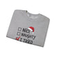 Christmas Sweatshirt, Funny Holiday Gift, Cozy Crewneck, Naughty Nice Humor, Unisex Winter Style, Festive Apparel - DMHoops.com
