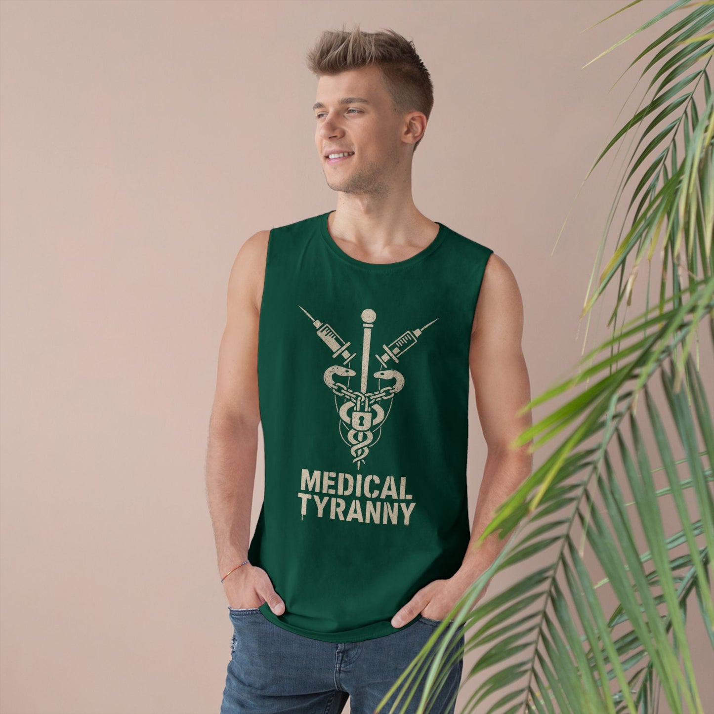 Unisex Medical Tyranny Tank - Bold Statement Tee for Healthcare Awareness - Riff Raff Wear