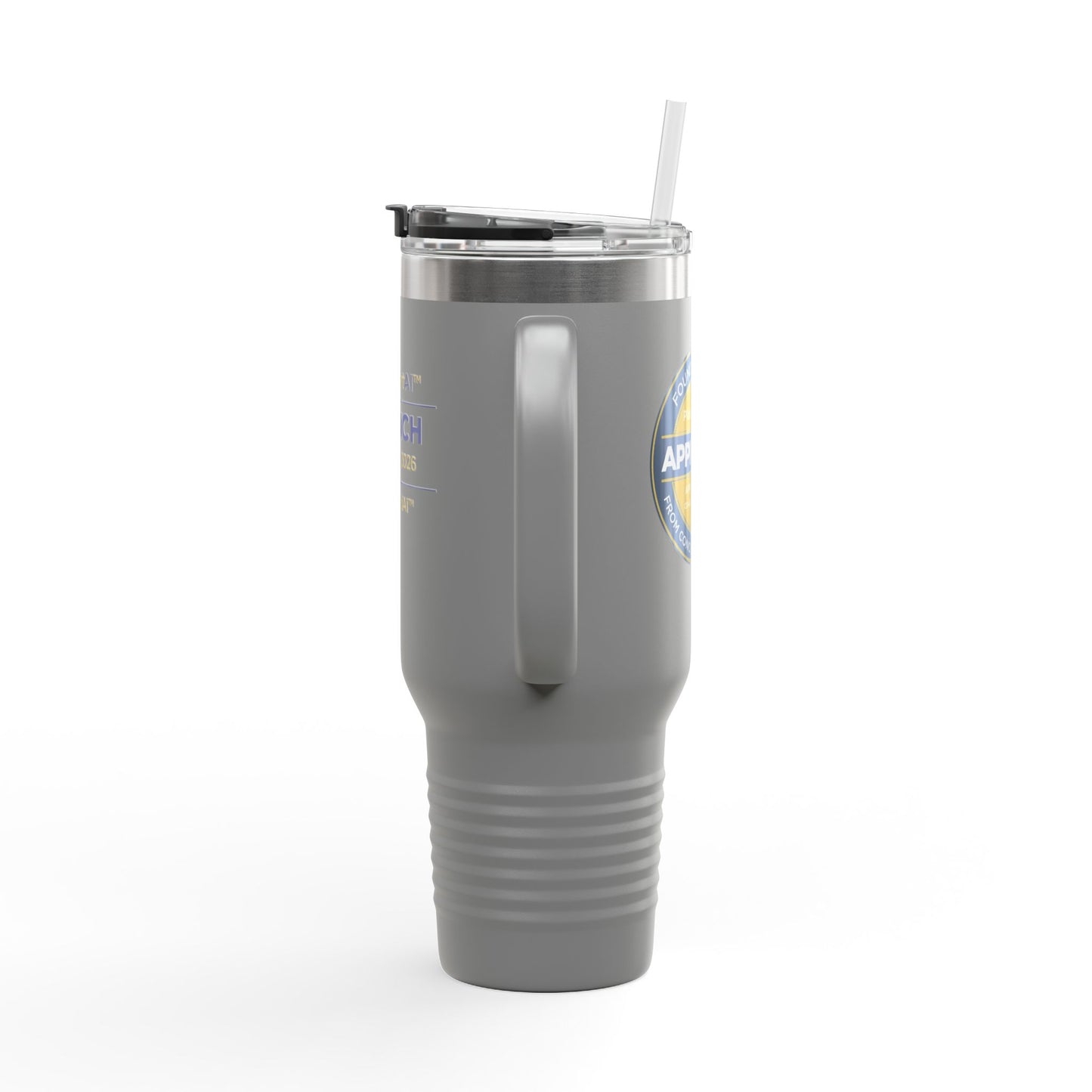 40oz Insulated Travel Mug — Custom Launch Commemorative Tumbler