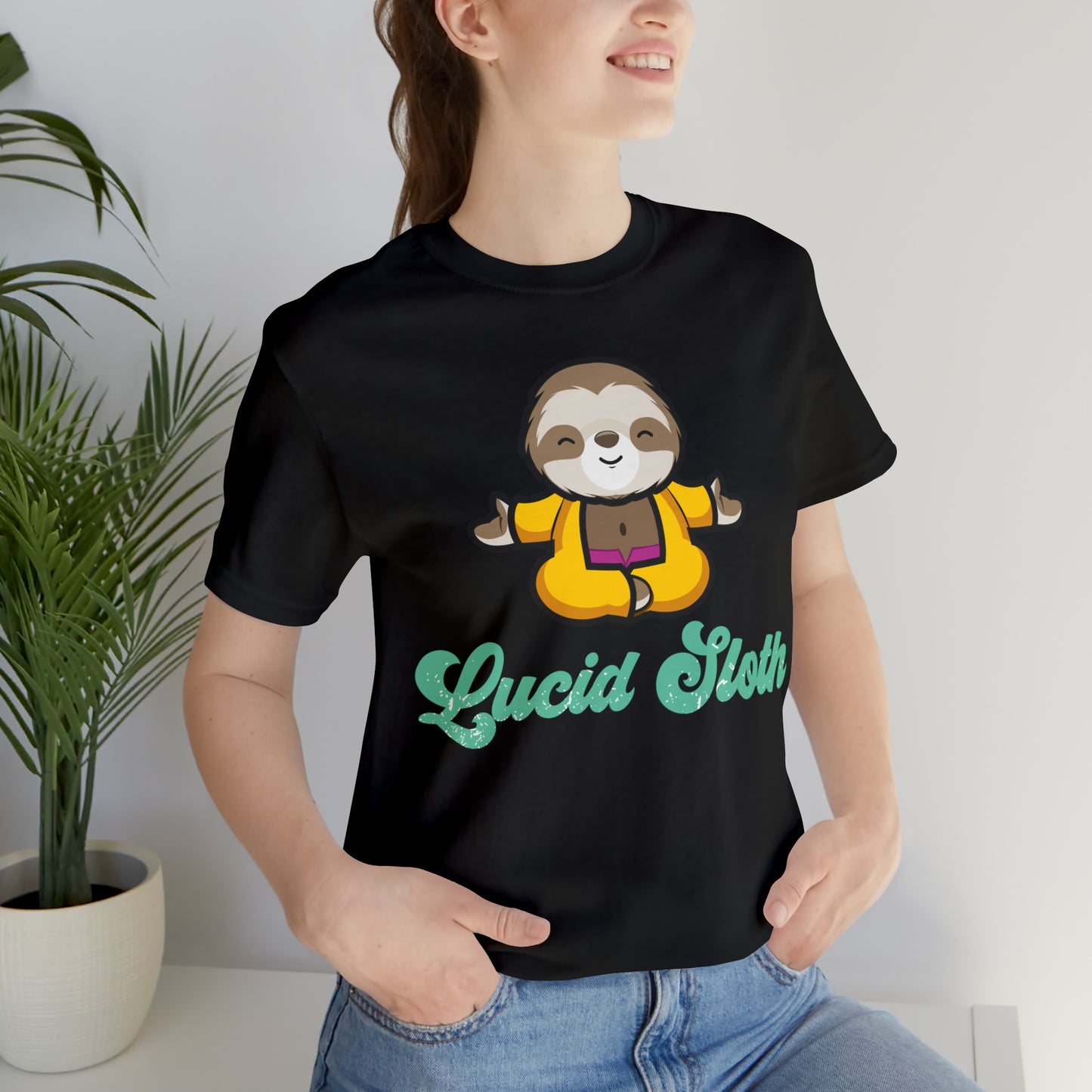 Lucid Sloth Unisex Jersey Short Sleeve Tee