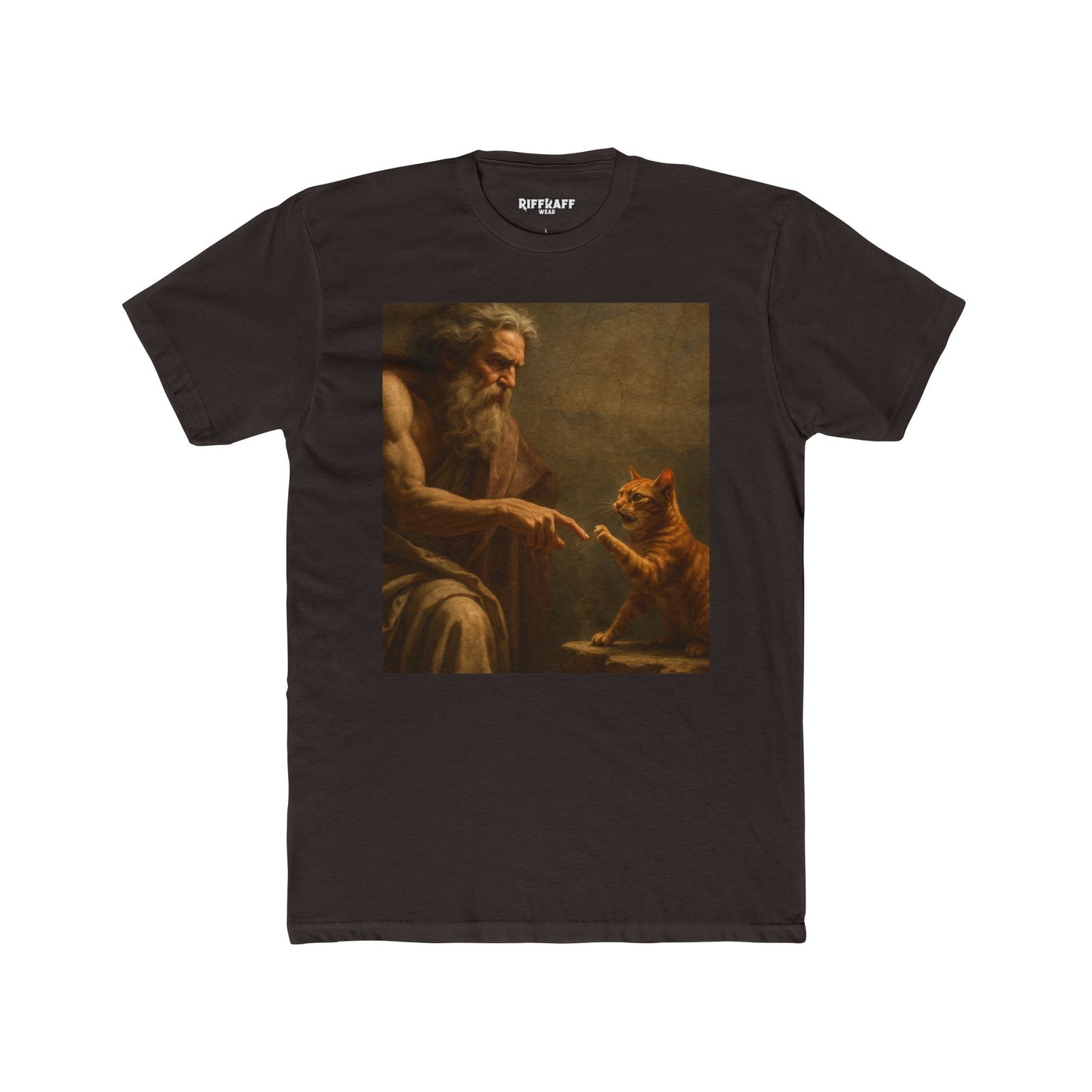 Artistic Cat and Creation Unisex Cotton Crew Tee - Riff Raff Wear