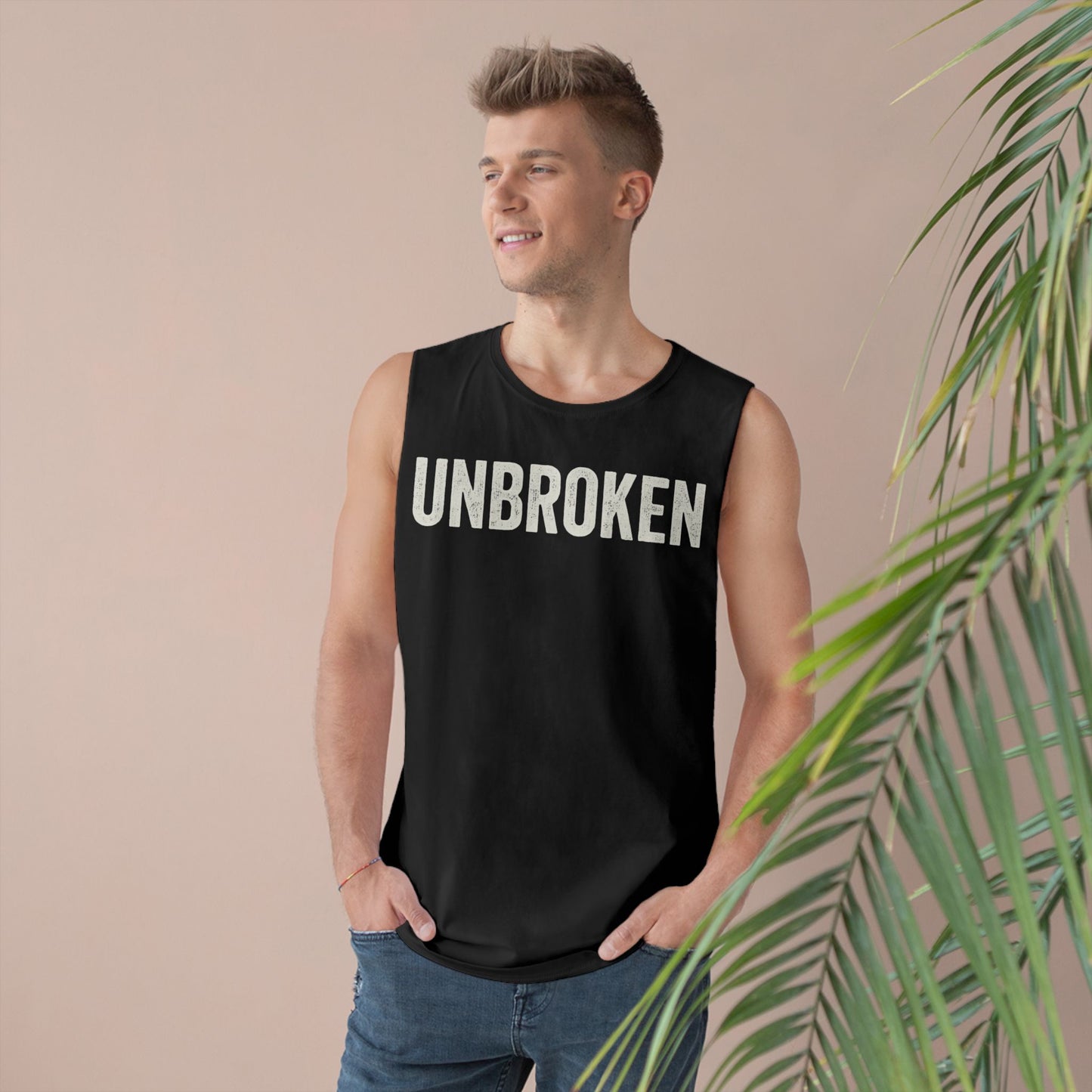 Unisex Unbroken Tank - Motivational Workout Apparel - Riff Raff Wear