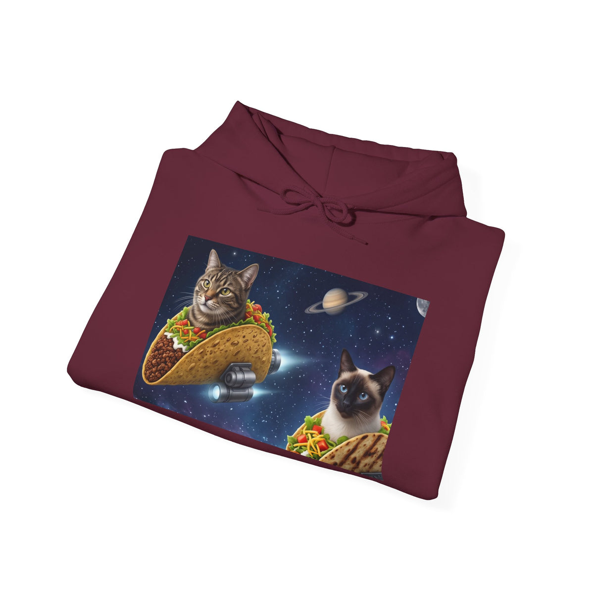Cat Taco Space Hoodie