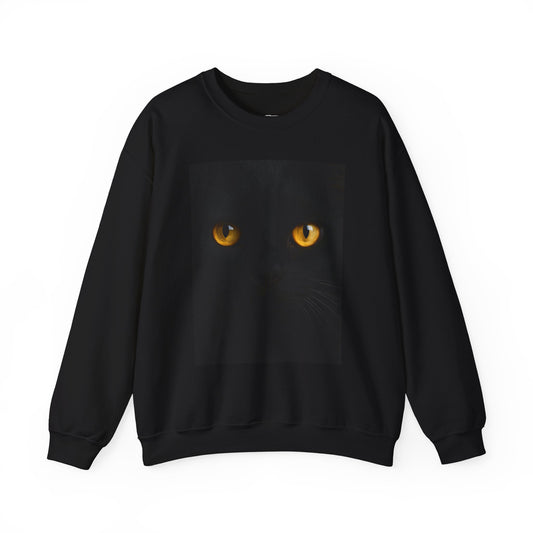 Mystical Cat Eyes Sweatshirt - Unisex Heavy Blend™ Crewneck - Riff Raff Wear
