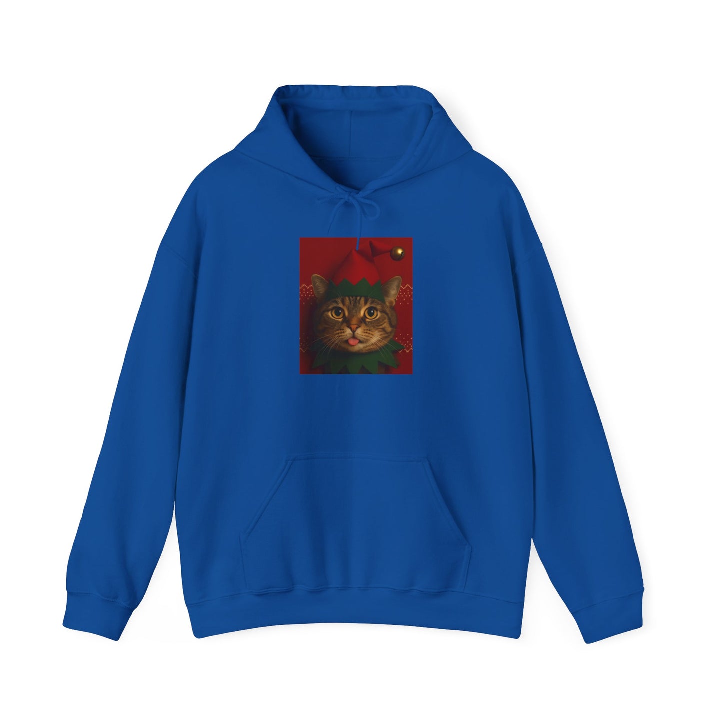 Cat Lover Holiday Hoodie, Cozy Unisex Sweatshirt, Perfect Gift for Cat Enthusiasts, Ideal for Winter Celebrations, Cute Cat Design - Riff Raff Wear