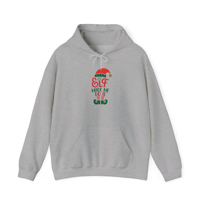 Riff Raff Wear The Elf Made Me Do It Unisex Heavy Blend™ Hooded Sweatshirt