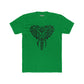 Trendy Elephant Design Unisex Cotton Crew Tee, Eco-Friendly Graphic Tee,  -Riff Raff Wear