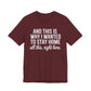 Stay Home Unisex Tee, Relaxed Fit Short Sleeve, Gift for Homebodies, Cozy Casual Shirt, Perfect for Introverts - Riff Raff Wear
