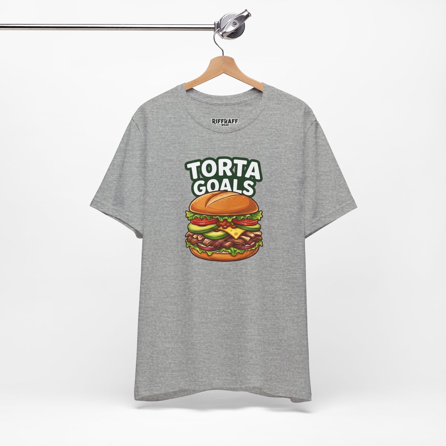 T-Shirt - "Torta Goals" Burger Graphic Tee - Riff Raff Wear
