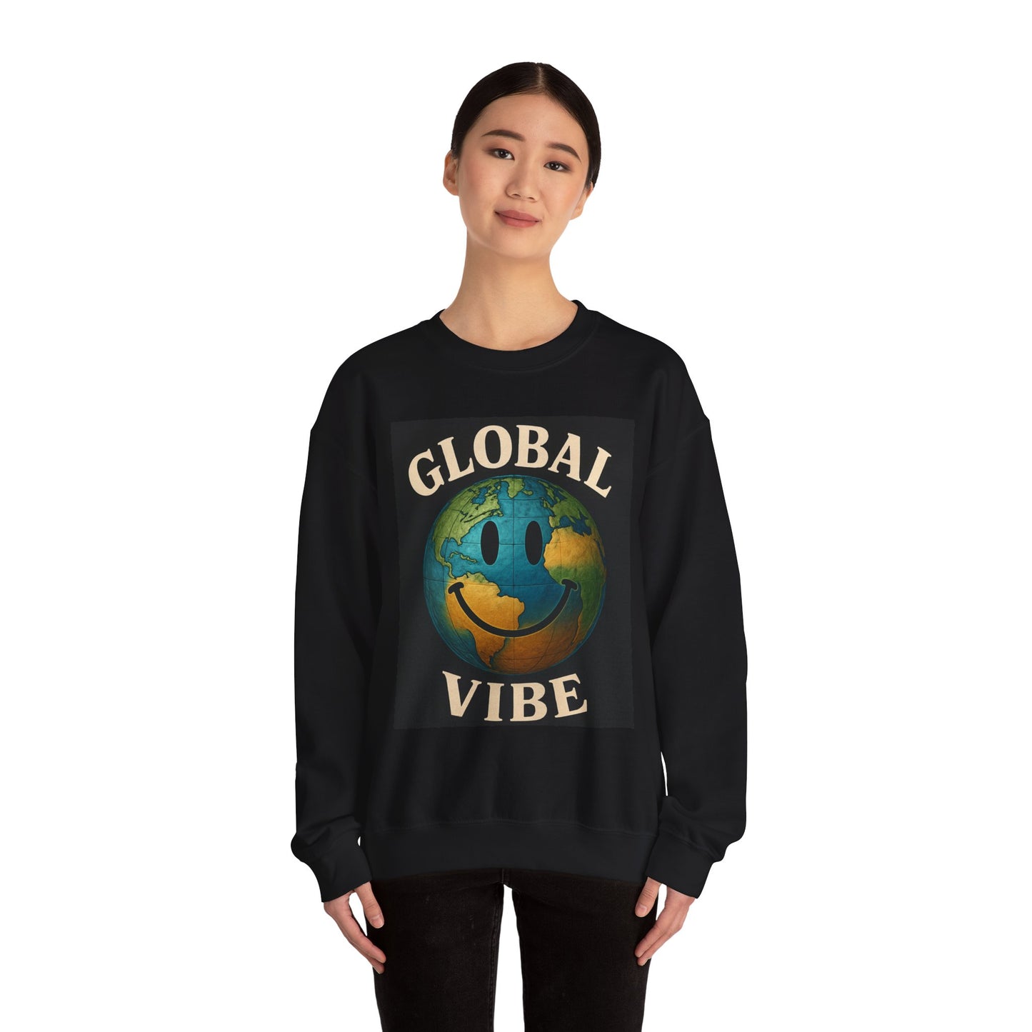 Global Vibe Crewneck Sweatshirt - Unisex Heavy Blend™ - Riff Raff Wear