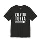 I’m With Torta Arrow Tee - Funny Family/Partner Mexican Food Shirt - Riff Rsff Wear