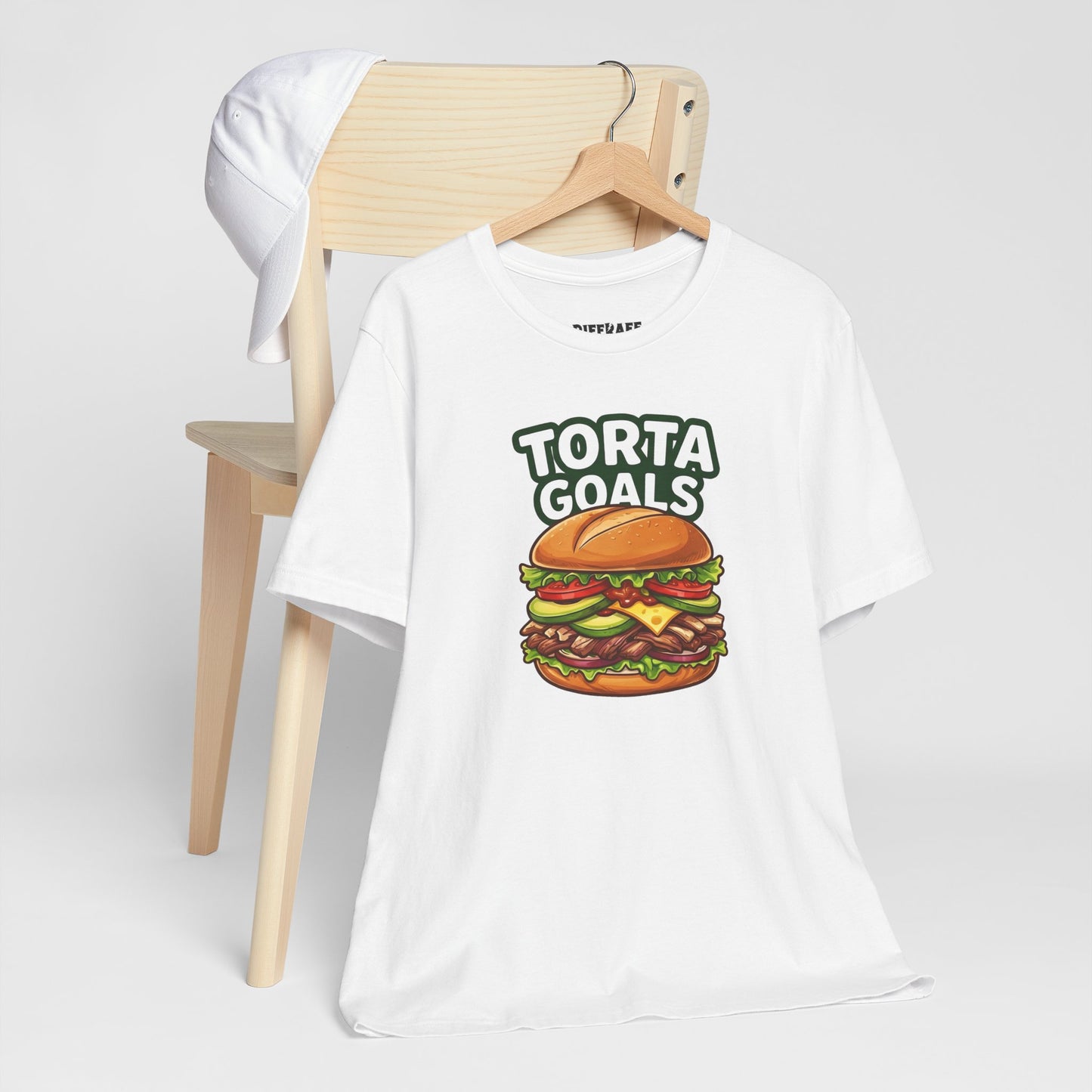 T-Shirt - "Torta Goals" Burger Graphic Tee - Riff Raff Wear