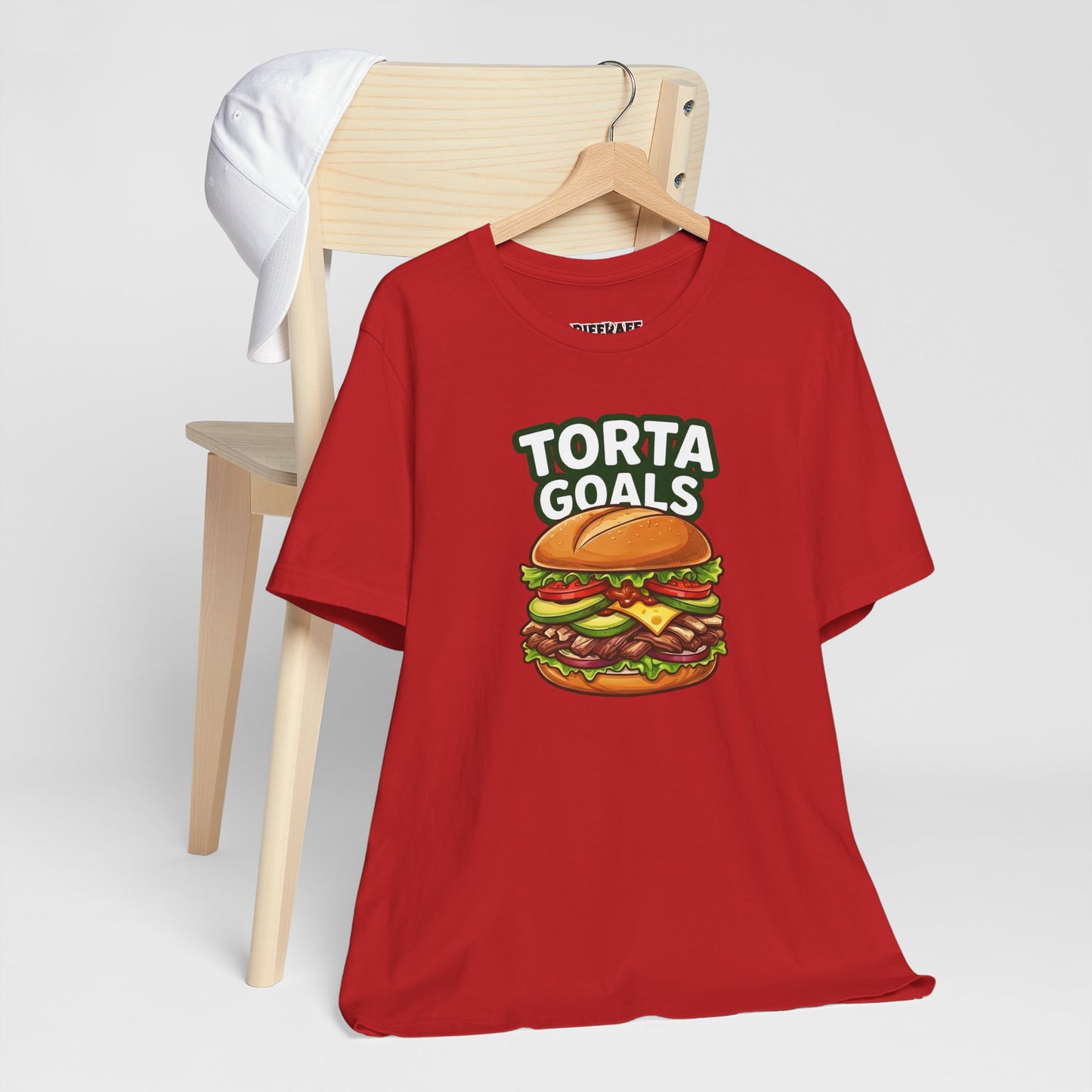 T-Shirt - "Torta Goals" Burger Graphic Tee - Riff Raff Wear