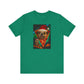 Festive Dog Pizza Tee - Unisex Short Sleeve T-Shirt, Funny Holiday Shirt, Pet Lover Gift, Christmas Apparel, Cute Animal Tee - Riff Raff Wear