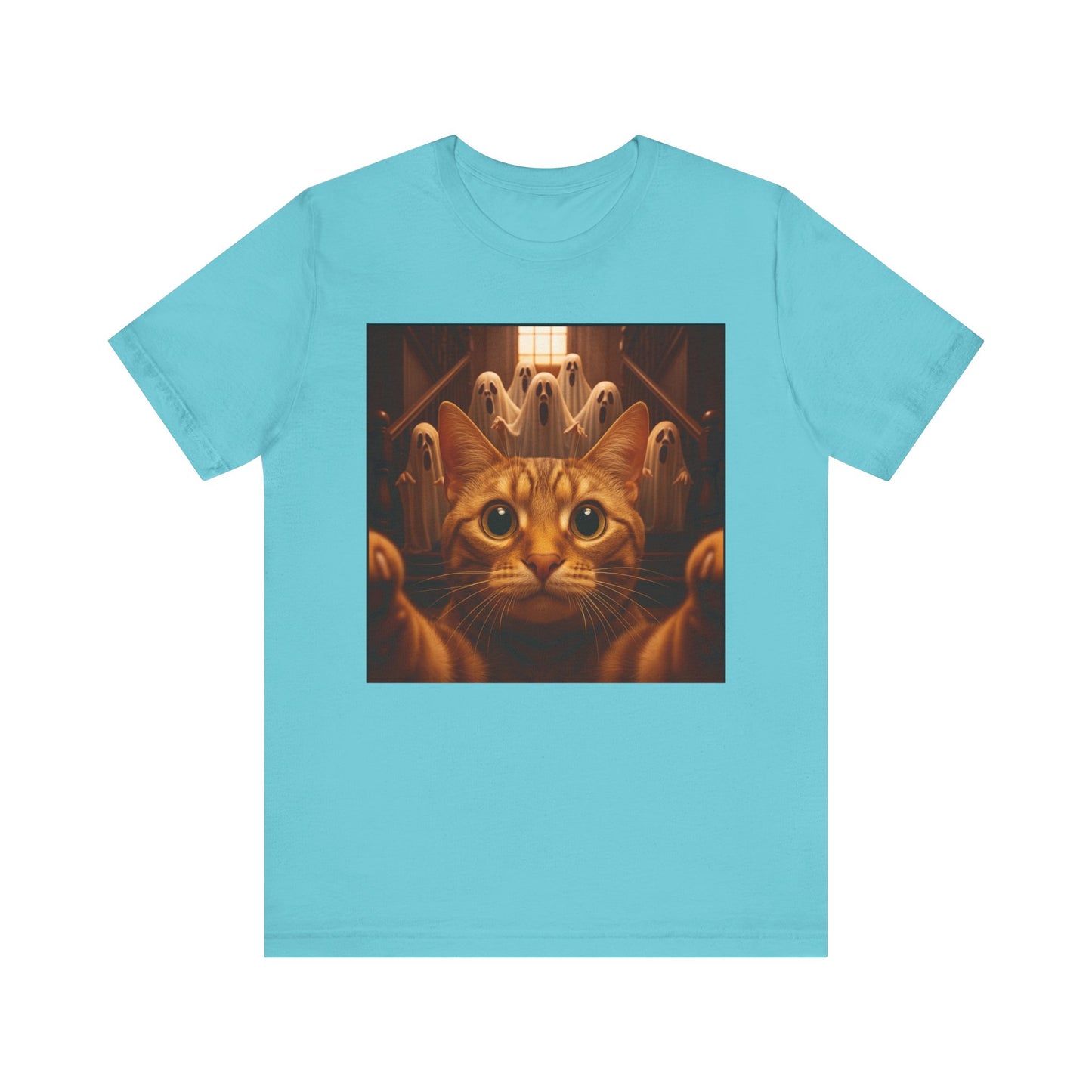 Cat Ghosts Tee Halloween Ready! - Riff Raff Wear