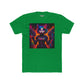 Futuristic Cat Warrior Unisex Cotton Crew Tee - Colorful for Animal Lovers - Riff Raff Wear