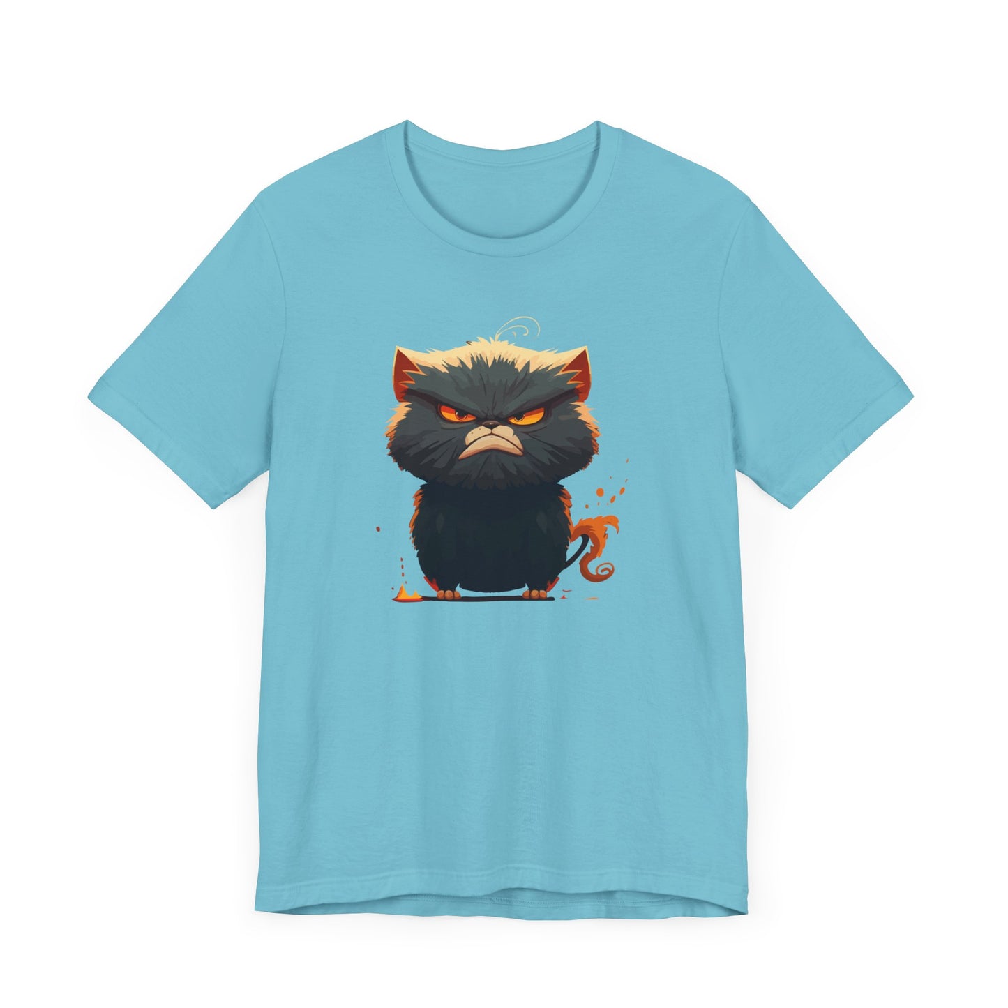 Riff Raff Wear Angry Cat Unisex Jersey Short Sleeve Tee